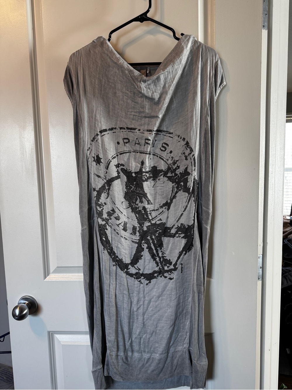 Grey Cotton “Paris” dress